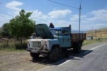Ein kurze Verschnaufpause für den alten GAZ-53